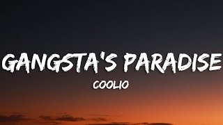 Coolio  Gangstas Paradise Lyrics ft LV [upl. by Cahilly]