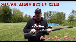 Savage Arms B22 FV 22LR Rimfire Rifle Review [upl. by Jean-Claude]