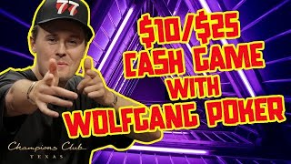 102550 WILD WEDNESDAY with WOLFGANG POKER at Champions Club Houston [upl. by Munshi]