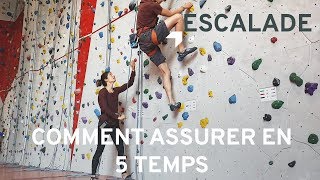 Escalade  Comment assurer en 5 temps tutoriel [upl. by Notloc]