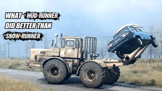 Spintires Mudrunner K700 vs K8400 Skidder  Bob vs Uncle Sam [upl. by Lucic905]