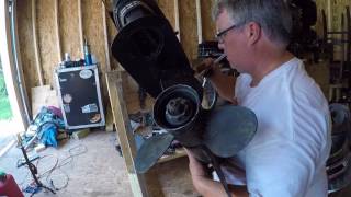 Mercury Outboard Thunderbolt 500 50 HP Part 4  Lower Unit Removal [upl. by Greeley217]