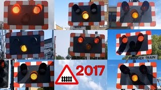 UK Level Crossings 2017 [upl. by Iknarf]