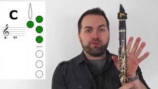 Clarinet  The 5Note Scale C D E F G [upl. by Noj]