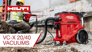 NEW Hilti Vacuums VCX 2040 [upl. by Mauro]