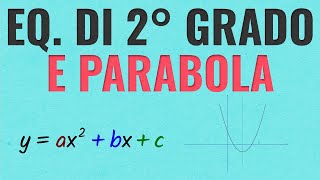 Equazioni di Secondo Grado e Parabola [upl. by Irtimid]