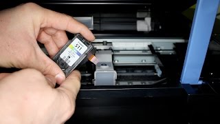 Canon PIXMA MP495  How to Replace Printer Ink Cartridges [upl. by Shaper]