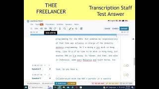 Transcription staff test answer [upl. by Gable338]