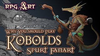 Why you should Play Kobolds  Spurt the Kobold Critical role Fanart RPG art [upl. by Caine574]