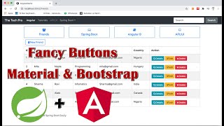 How to Add AddNew Details Edit and Delete Buttons in Angular Using Angular Material and Bootstrap [upl. by Llerraf]