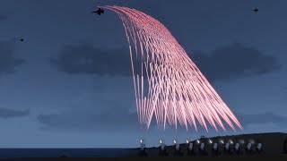 ArmA 3 Phalanx CIWS Shooting down Incoming Jets  Phalanx CIWS in Action  CRAM  Simulation [upl. by Mazur]