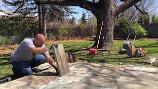 DIY HowToBuild A Bluestone Patio [upl. by Wicks117]