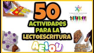 🅰️🆎 Enseñar a leer  50 ACTIVIDADES para ENSEÑAR a LEER y a ESCRIBIR  método SENCILLO y Rápido 🚀 [upl. by Tunk]