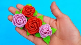 DIY Rosas con Foamy  Manualidades Fáciles  CADUBANA [upl. by Yllehs]