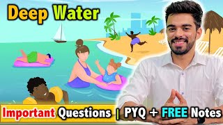 Deep Water  Flamingo  CH  3  FREE Notes  Important Questions 🇮🇳 [upl. by Novyad219]