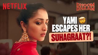 Yami Gautam SAVES Pratik Gandhi On SUHAGRAAT 🤭  Dhoom Dhaam  Netflix India [upl. by Wiatt]