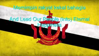 Allah Peliharakan Sultan  Brunei National Anthem English Lyrics and Translation [upl. by Adialeda880]