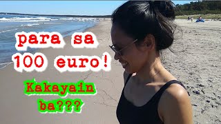 100 euro ligo dagat challenge by my husband accepted  Rügen Island beach Germany  2020 [upl. by Siravaj]