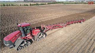 Deep ploughing amp Field Leveling  CASE IH Quadtrac 450 amp STX 375  Gebr Bork diepploegen  Plowing [upl. by Jacqueline]