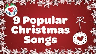 Top 9 Christmas Songs and Carols with Lyrics [upl. by Piers]