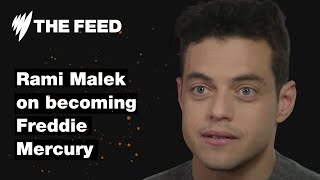 Rami Malek Becoming Freddie Mercury  SBS The Feed [upl. by Saunders]