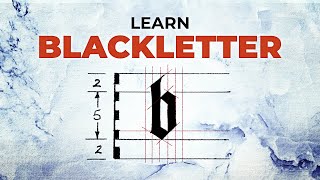 EASY Gothic Calligraphy Alphabet Tutorial  Learn Blackletter [upl. by Sharma]