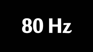 80 Hz Test Tone 10 Hours [upl. by Sukramaj]