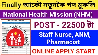 How To Apply NHM 2024National Health Mission Job ApplyNHM New Recruitment 2024NHM New Vacancy [upl. by Bartolemo]