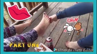 DRUNK GIRLS PLAY FOOTSIE PART 1 [upl. by Eivlys]