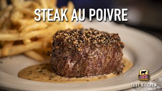 How to Make Steak Au Poivre  Classic French Recipe [upl. by Ziom894]