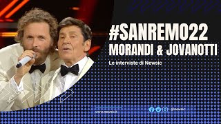 Newsic a Sanremo 2022 MORANDI JOVANOTTI [upl. by Dlarrej]