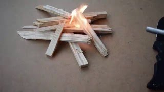 How to start fire with a ferro rod How to use a ferrocerium rod [upl. by Caiaphas]