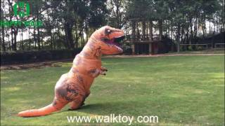 Inflatable Dinosaur Costume [upl. by Ruelle]