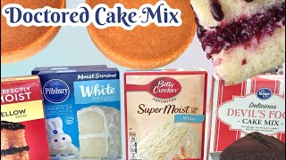 Doctored Cake Mix Tutorial  Baking 101 [upl. by Dadelos]