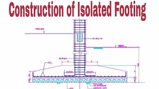 Isolated Footing Reinforcement and Construction In Detail [upl. by Yeldnarb]