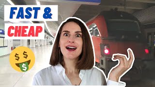 From Vienna Airport to the City Center Train and Bus explained  Travel Guide [upl. by Akihsay]