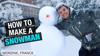 How To Make A Snowman tutorial [upl. by Bayard]