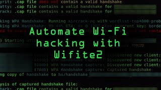 Automate WiFi Hacking with Wifite2 in Kali Linux Tutorial [upl. by Machutte269]