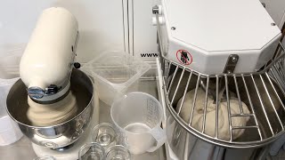 Kitchenaid vs Maxima MSM 8  making Pizza dough [upl. by Yuht726]