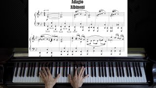 Albinoni  Adagio in G minor  Piano Tutorial [upl. by Uria]