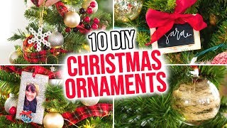 10 DIY Christmas Ornaments [upl. by Paget]