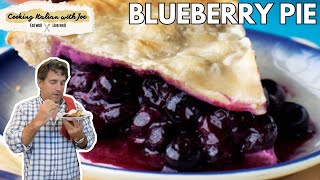 Blueberry Pie  Cooking Italian with Joe [upl. by Aicekal]