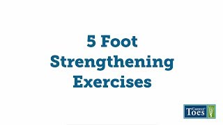 5 Foot Strengthening Exercises [upl. by Eidac]