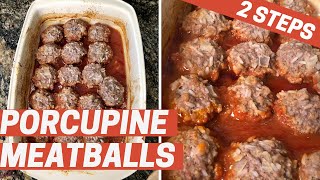 Porcupine Meatballs Recipe [upl. by Ierdna870]