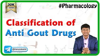 2 Classification of Anti Gout drugs  Neet PG  Fmge Pharmacology [upl. by Airyt]