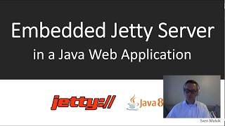 How To Setup Jetty Server in Java 8 Web Application  State of Software Engineering SOSE4 [upl. by Eninnaej]