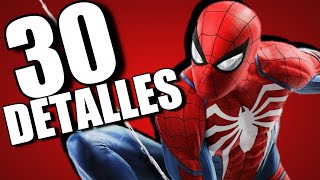 30 DETALLES ALUCINANTES de SPIDERMAN PS4 [upl. by Defant]