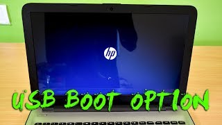 How To Install Windows 10 on HP Notebook 15 from USB Enable HP Laptop Boot Option [upl. by Nadnarb]