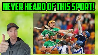 Californian Reacts to IRISH HURLING Irelands Obsession  Fastest Game on Grass [upl. by Ebarta]