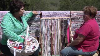 Rag Rug Weaving [upl. by Ikkiv]